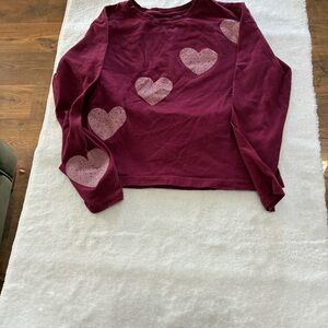 GAP Kids Maroon Long Sleeve Shirt